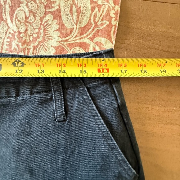 NWT J.Crew Black Denim Skirt SZ 32 (14) - Picture 3 of 16